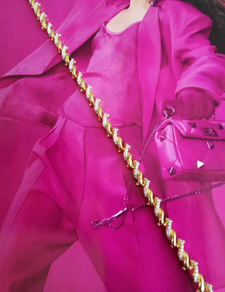 Taşlı Burgu Choker Kolye