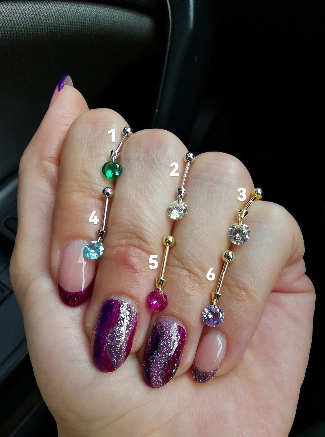 925 Ayar Gümüş Kıkırdak ve Tragus Piercingleri