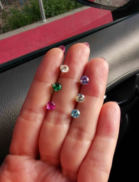 925 Ayar Gümüş Kıkırdak ve Tragus Piercingleri