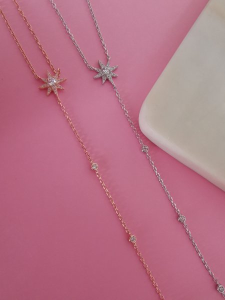 Kutup Yıldızı Y Kolye-İthal