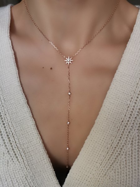 Kutup Yıldızı Y Kolye-İthal