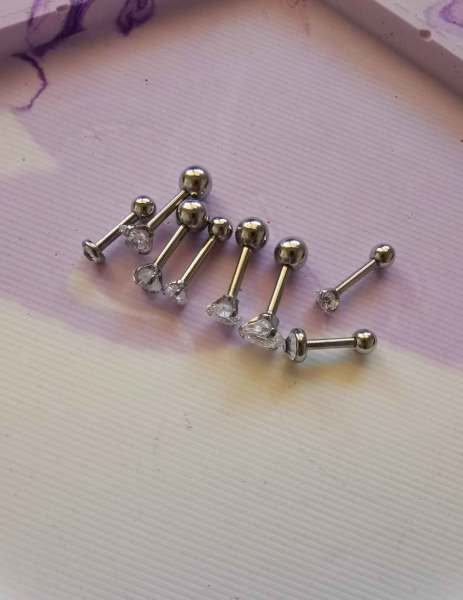 Cerrahi Çelik Kıkırdak ve Tragus Piercingleri