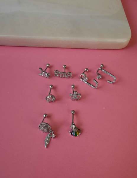 925 Ayar Gümüş Kıkırdak ve Tragus Piercingleri