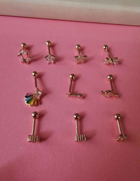 925 Ayar Gümüş Kıkırdak ve Tragus Piercingleri