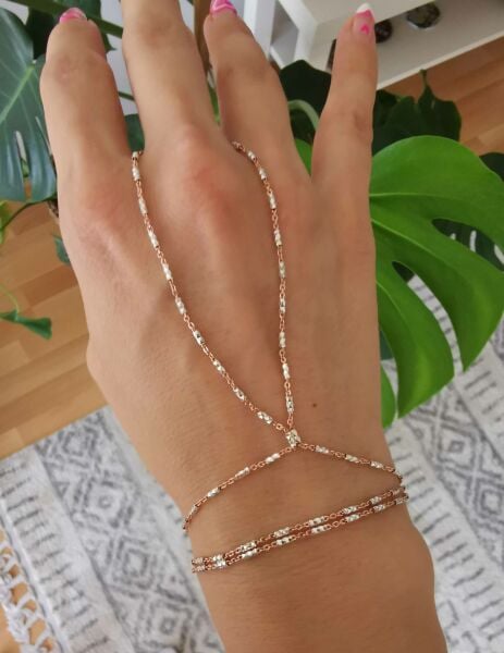 Üç Dolamalı Çubuk Detaylı Zincir Şahmeran