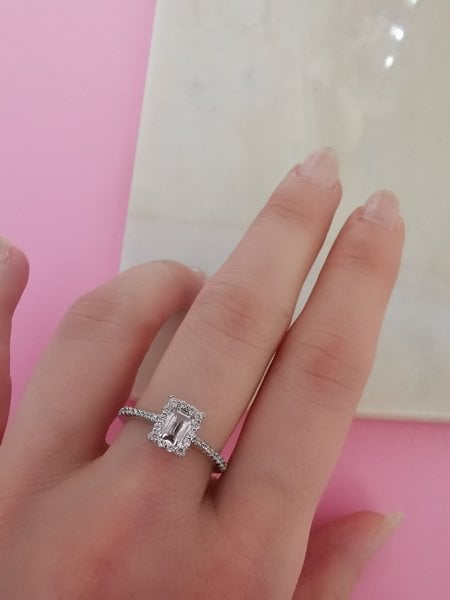 Baget Tek Taş Yüzük