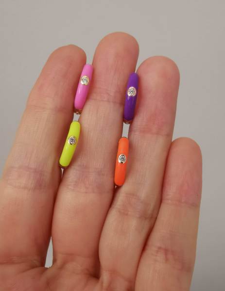 Mineli Halka Küpe 1,5 cm TEK-İTHAL