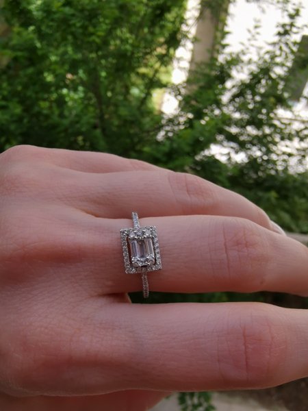 Yan Tek Baget Yüzük