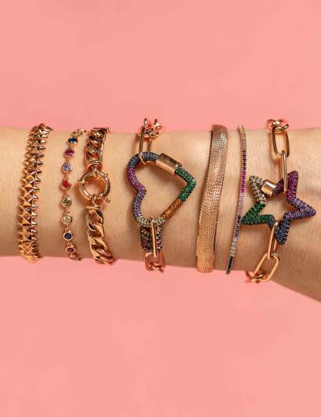 Rainbow Büyük Yıldız Bileklik-İthal