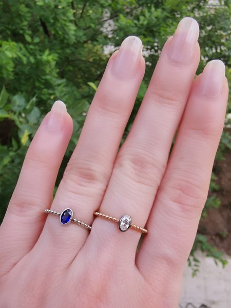 Burgu Oval İnce Yüzük