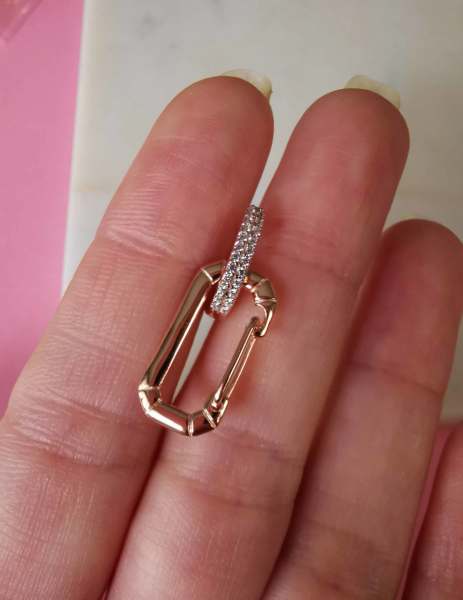 Rose Ataç Küpe-İthal TEK