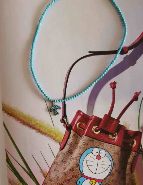 Kuş Detaylı Turkuaz Kolye