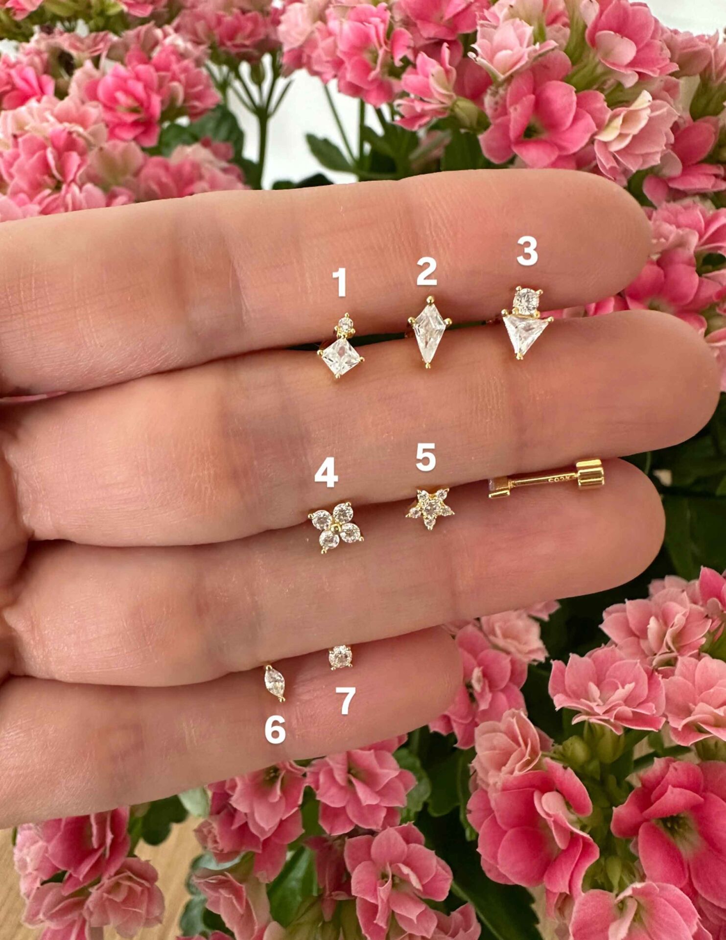 925 Ayar Gümüş Kıkırdak ve Tragus Piercingleri