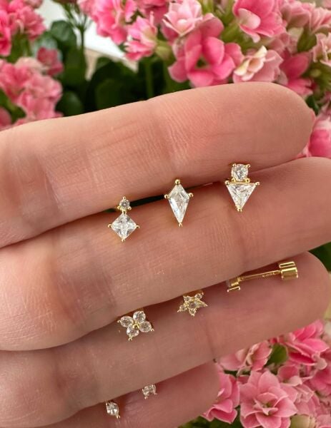 925 Ayar Gümüş Kıkırdak ve Tragus Piercingleri