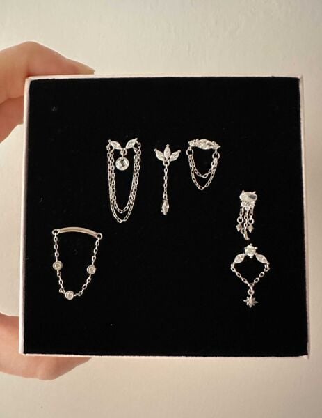 925 Ayar Gümüş Kıkırdak Piercingleri