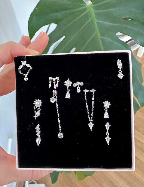 925 Ayar Gümüş Kıkırdak ve Tragus Piercingleri