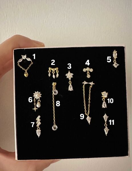 925 Ayar Gümüş Kıkırdak ve Tragus Piercingleri