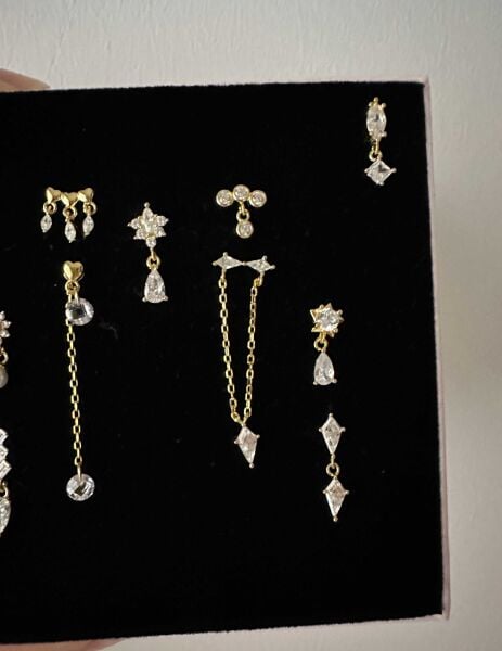 925 Ayar Gümüş Kıkırdak ve Tragus Piercingleri