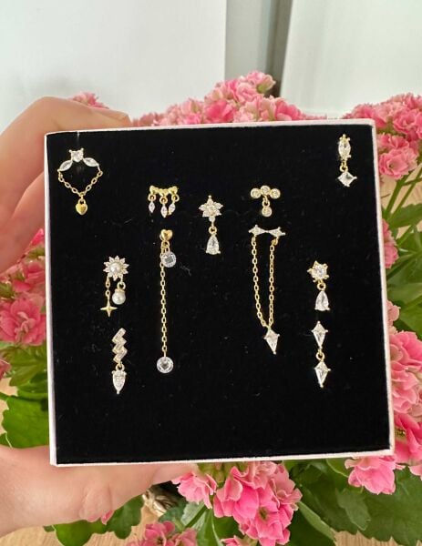 925 Ayar Gümüş Kıkırdak ve Tragus Piercingleri