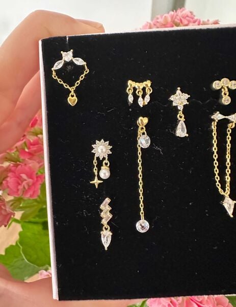 925 Ayar Gümüş Kıkırdak ve Tragus Piercingleri