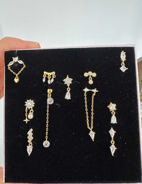 925 Ayar Gümüş Kıkırdak ve Tragus Piercingleri