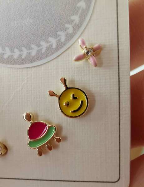 Uzaylı Çiçekli Küpe SET-İthal